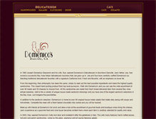 Tablet Screenshot of domenicosdeli.com